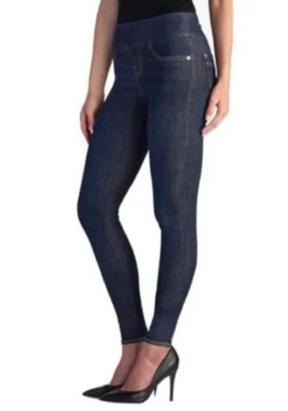 Rock and Republic jeans size 8 fever slimming denim pull on dark wash